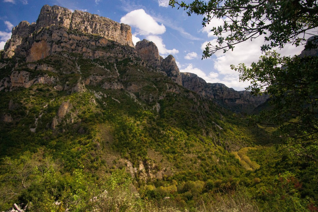 View of Vikos gorge